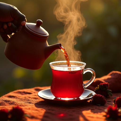 Brewed herbal tea